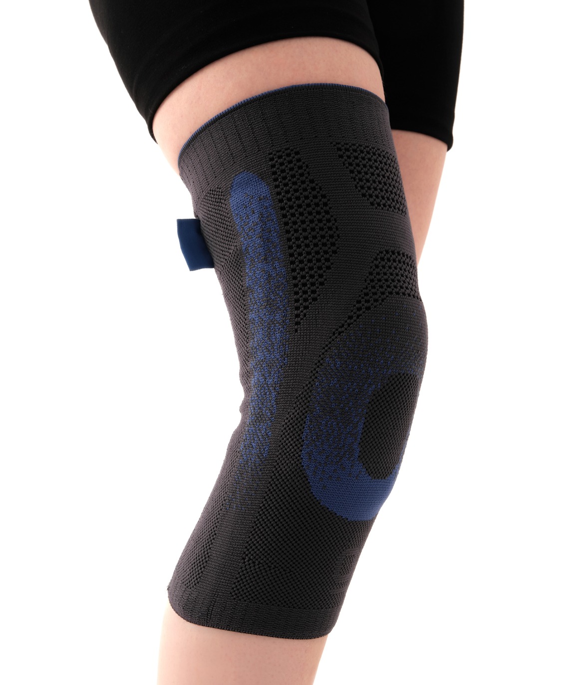 Ligament və Patella Dəstəkli (Fleksible Balenli) Dizlik (Toxunma Parça)